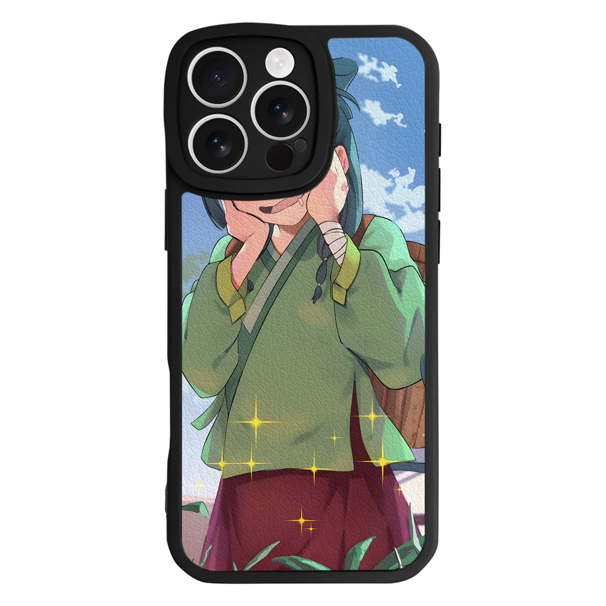 （画像用） 薬屋のひとりごと The Apothecary Diaries 【iPhone 16シリーズ対応】シリコンスマホケース（レザー調） 材質：シリコン